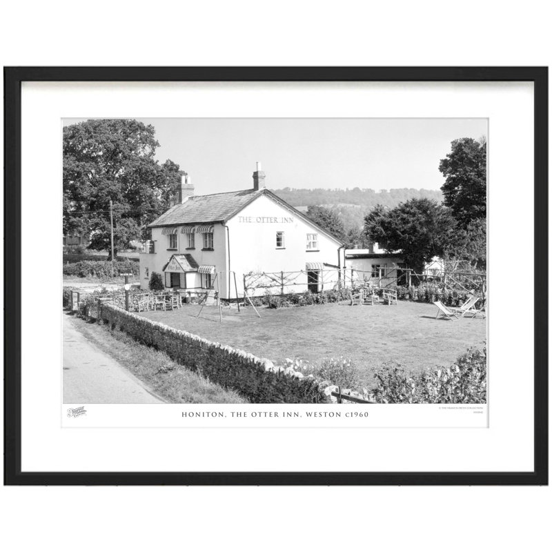 Honiton, The Otter Inn, Weston C1960 - Single Picture Frame Print, 28cm H x 36cm W x 2.3cm D