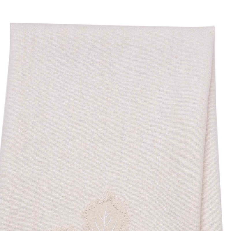 Neutral Maple Leaves Towel