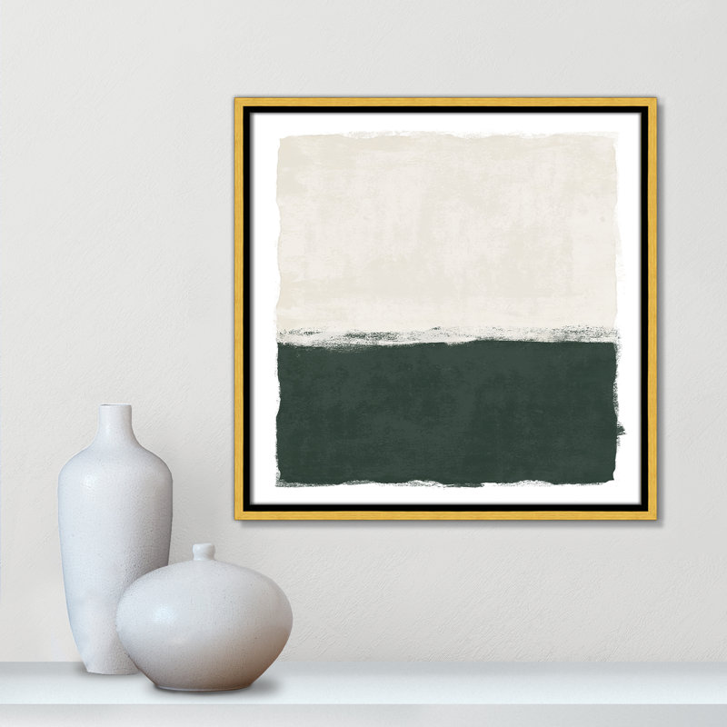 «Primal Forest II - Square Vesrion Print» par Natalie Carpentieri, H 17,5 po x l 17,5 po, Doré