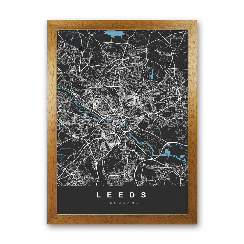 Leeds III - Print, Brown Paper, 46cm H x 34cm W x 3cm D