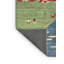 Tapis de zone vert/rouge contemporain Guillotte-1425870625