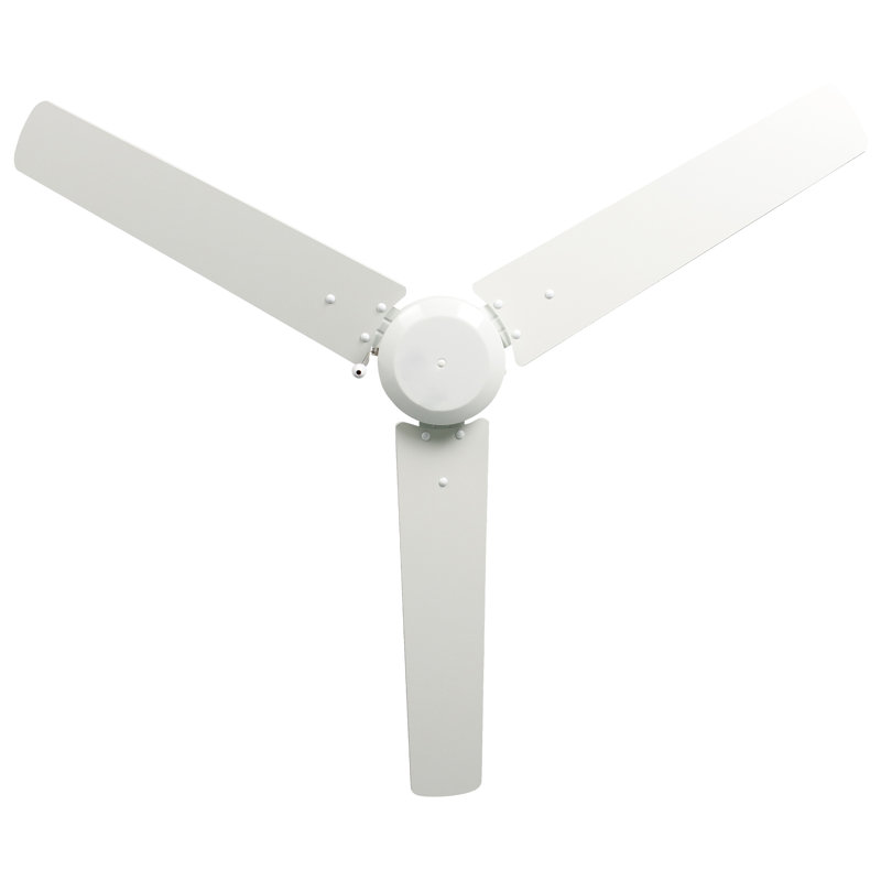 Ventilateur de plafond d'intérieur 3 pales Kammerer, Blanc, Blanc