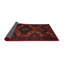 Tapis traditionnel rouge / noir-1380254375