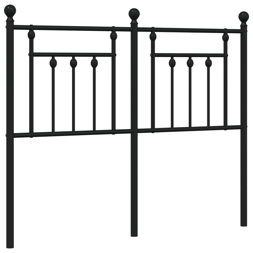 vidaXL Metal Headboard - White - 180 cm - Image 3