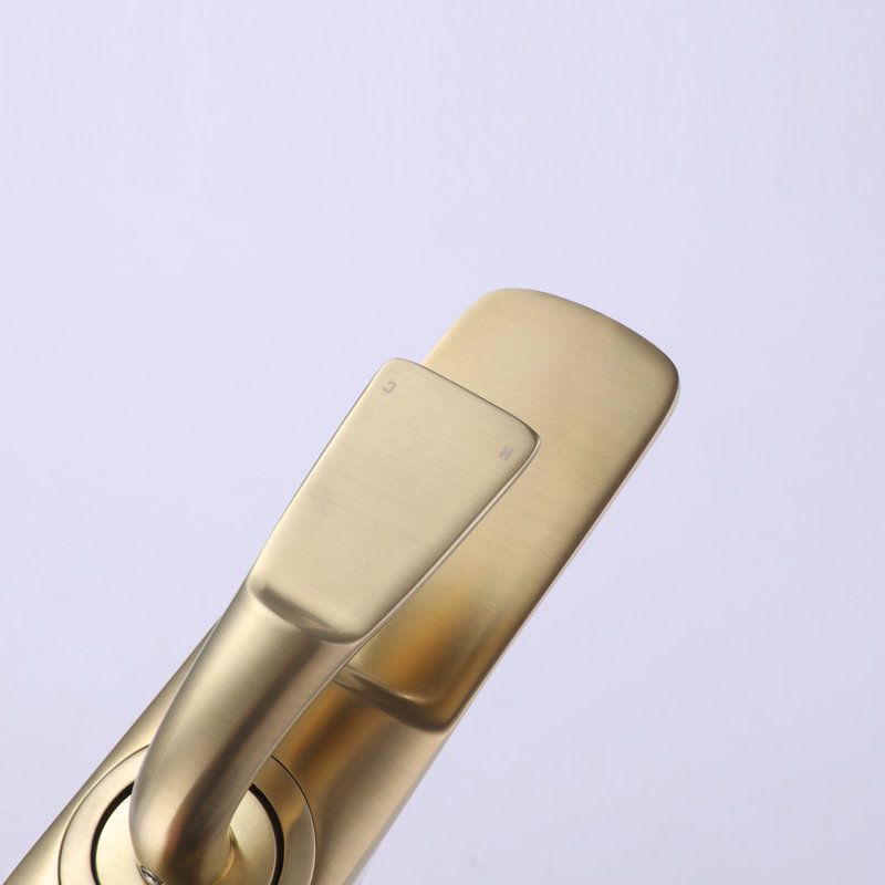Single-Hole Single-handle Bathroom Faucet, Brushed Gold