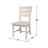 Decosmo 18'' H Solid Wood Side Chair