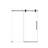 56"-60"W X 72"H Frameless Single Sliding Shower Door – 5/16" (8Mm) Clear Tempered Glass, Bypass Design-114613378