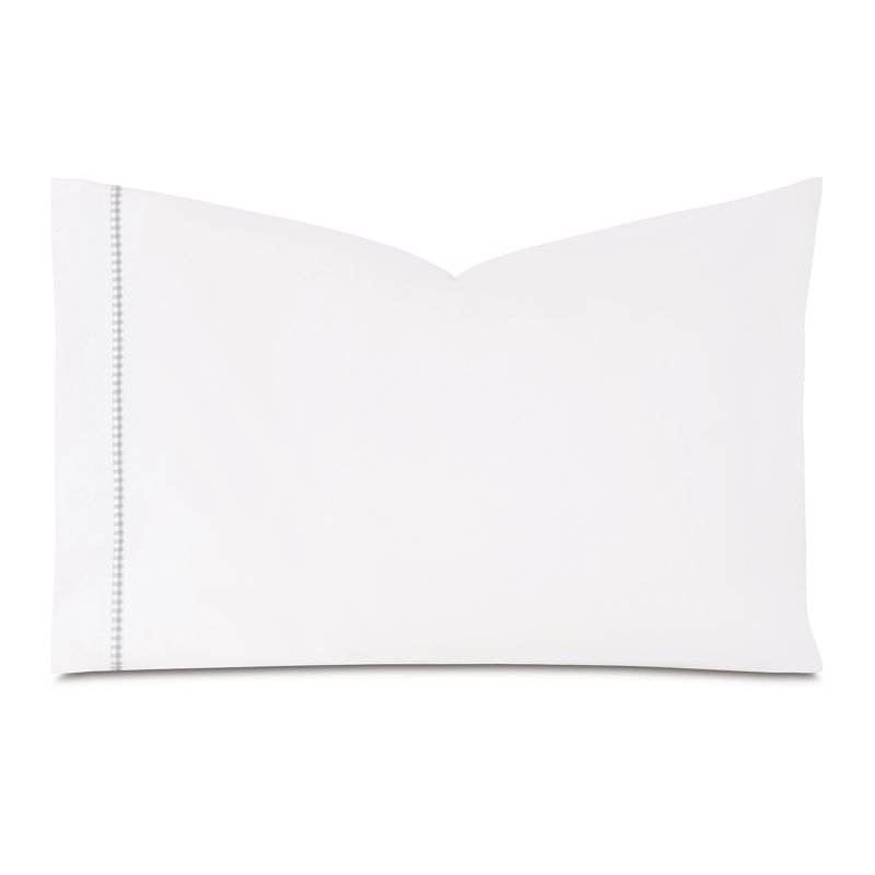 Malaya Egyptian Cotton Percale, King Pillowcase, Haze