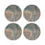 Sous-verres ronds en cuir Agate-119015175