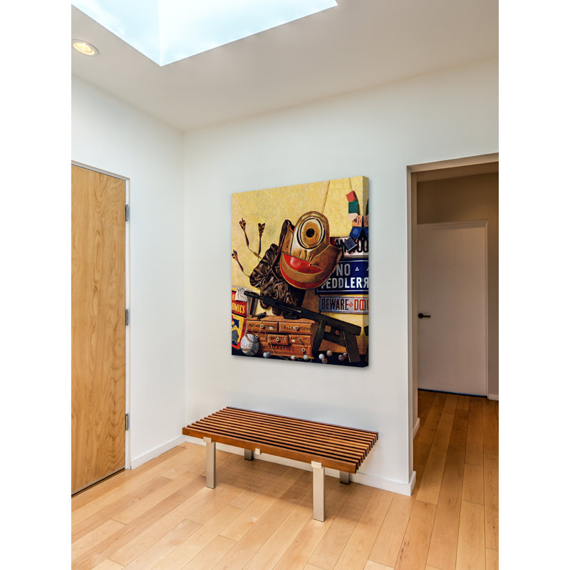 «Jouets pour garçons», reproduction sur toile tendue, H 29 po x l 24 po