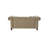 Transitional Tufted Loveseat with 2 Pillows in Beige