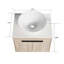 Ensemble de meuble-lavabo mural 24 po avec lavabo en céramique 24 po Modern Design