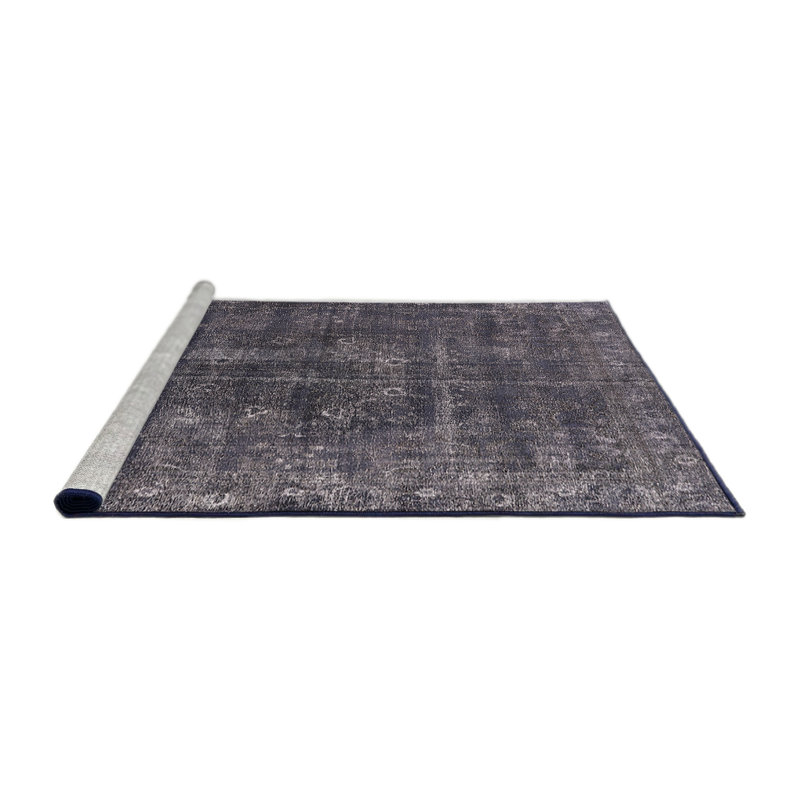 Tapis 100% Mid-Century moderne lavable à la machine 1856, Carré 6 pi