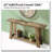 Narrow Sofa Table,Two-Tier Console Table