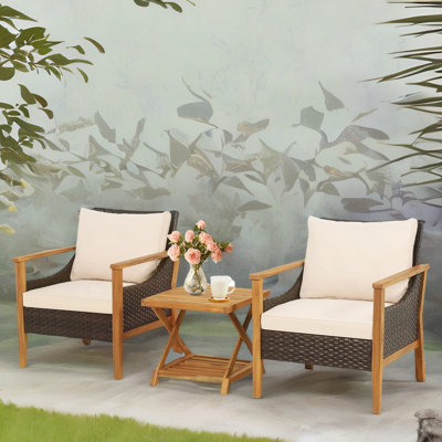 2 - Person 48cm Long Bistro Set