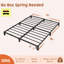 Structure de lit, structure de lit plateforme en métal robuste avec support de lattes en fer durable et pieds, aucun sommier requis, aucune vis nécessaire, supportant jusqu'à 800 lb-1348998793-1367854665