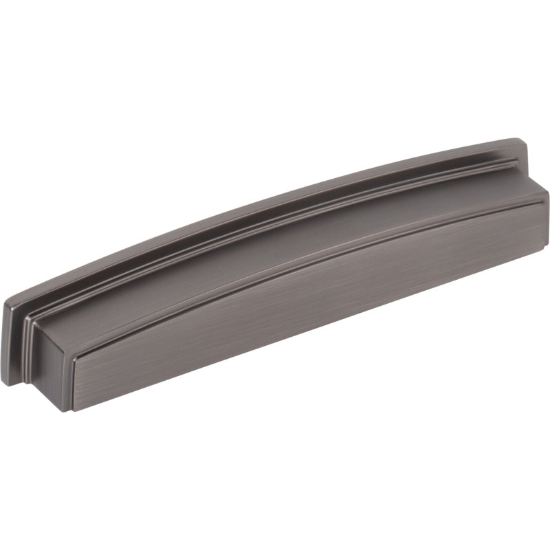 Cup / Bin Pull, Brushed Pewter