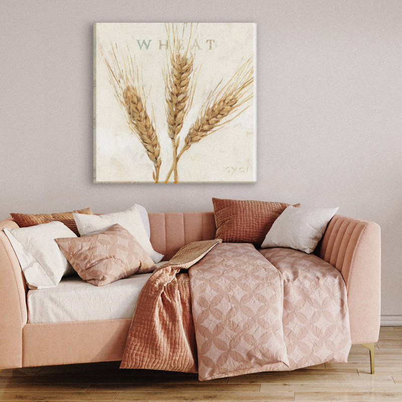 Art mural giclée de blé, H 20 po x l 20 po x P 1 po