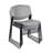 Neyland Cain Round X-Base Breakroom Table & 4 Zeng Stack Chairs-32520507