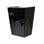 Cher Black Wastebasket + Liner