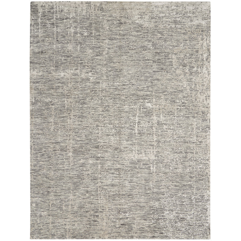 Abstract Hand Woven Area Rug, Rectangle 8'6" x 11'6"