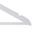 Cintre en bois antidérapant pour costume / manteau Dennison-33703171