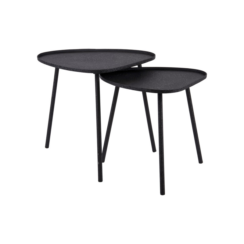 Boaz Living Room Table Set, Black