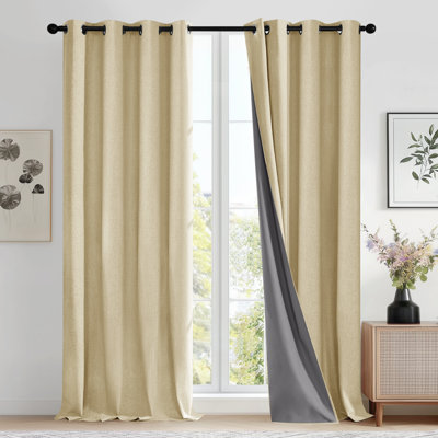 Ipswich Blackout Thermal Grommet Curtain Panels