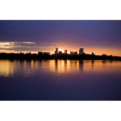 Denver Skyline - Photographie sur toile tendue