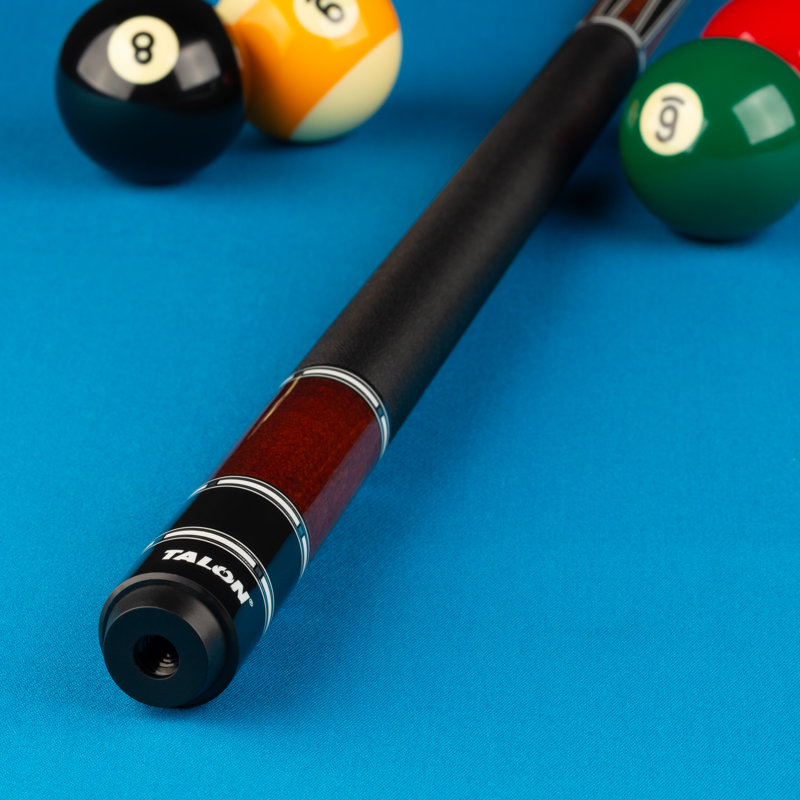 Talon TL12 Black Pool Cue 19oz with Cherry Points & Wrap