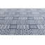 Tapis bleu marine / blanc en laine noué à la main à motif de neuf étoiles Middlebury-2044026069