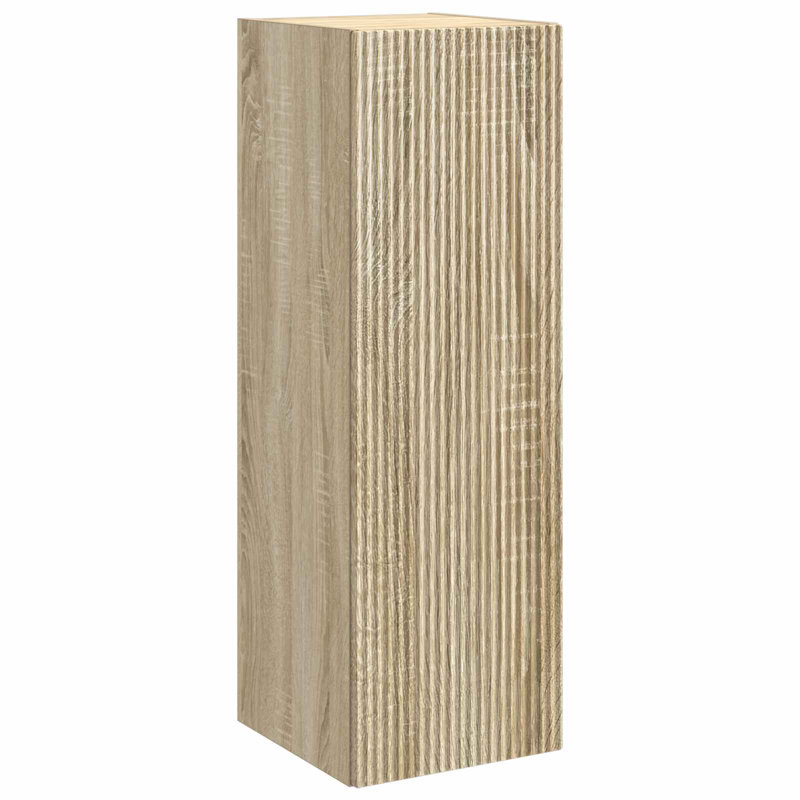 Linen Cabinet, 60cm H x 33cm W x 34.5cm D, Sonoma Oak