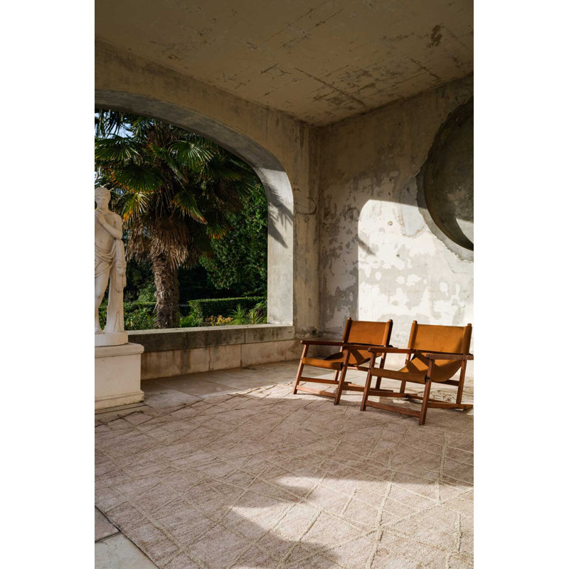 The Rug Company X Kelly Wearstler Riven Area Rug, Rectangle 7' x 10', Dune