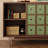 Large-capacity storage cabinet in the living room