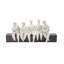 Sculpture abstraite de personnages assis