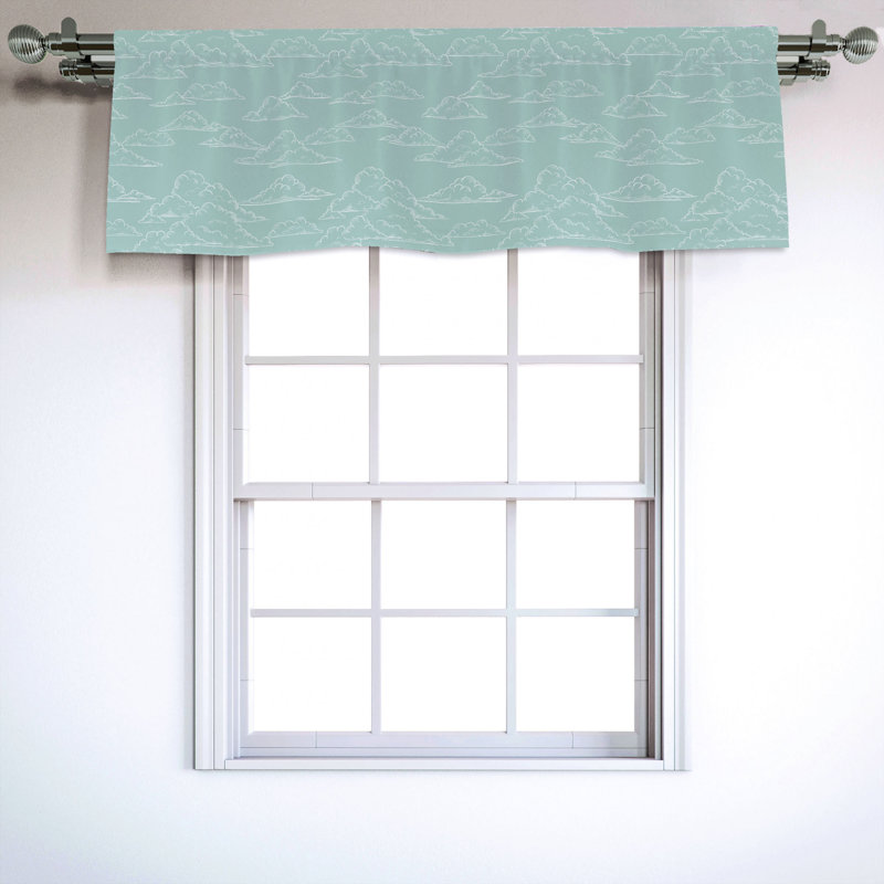 Sateen Ruffled Window Valance