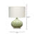 Moss Glass Table Lamp, Sage Green