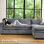 Canapé modulaire en U avec canapé double détachable Manuel Corduroy-330194893