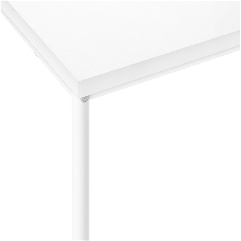 Table d'appoint, côté, bout, étroit, petit, 2 niveaux, salon, chambre à coucher