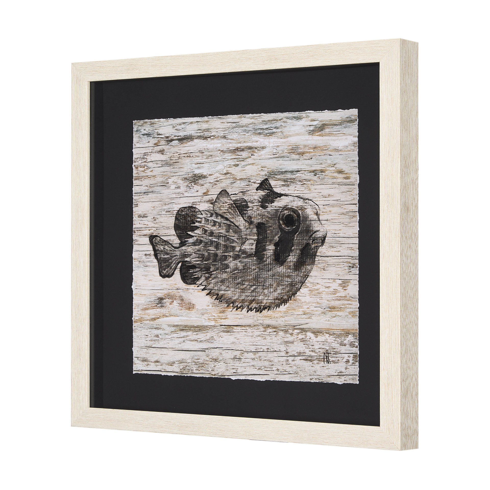 Dovecove Wood Grain Fish III Framed | Wayfair