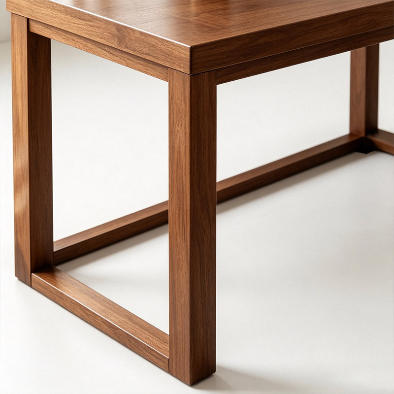 L-Shaped Solid Wood Solid Wood Writing Desk