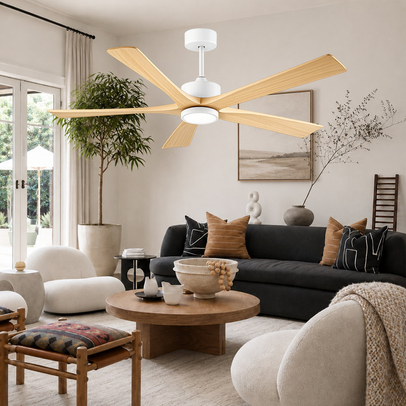 Ventilateur de plafond 60 pouces avec lumière