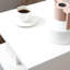 Table d'appoint de 20 po avec rangement, moderne en forme de S blanc, tablette de bout facile à entretenir, table moderne, design
