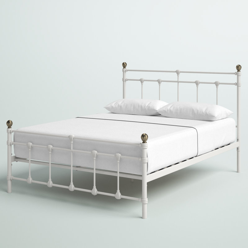 Crawley Metal Bed, No Mattress Included, Kingsize (5')