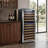 7 Cu.Ft. Dual Zone 73 Bottle Capacity Freestanding Wine Cooler In Black With 11-Tier Wood Shelves