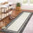 Modern Machine Washable Rug Bordered Design Non-Slip Low Pile Rubber Backing Area Rug for Living Room Bedroom Kitchen Dining Room-985809579