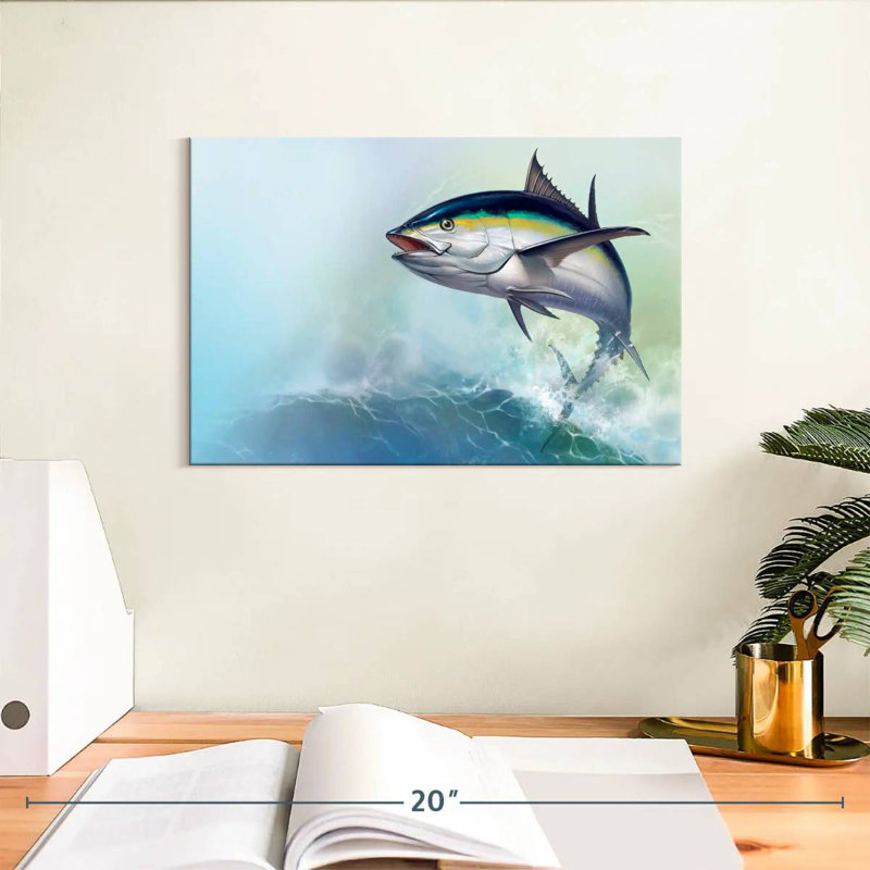 Flying Tuna Fish, 8" H x 12" W