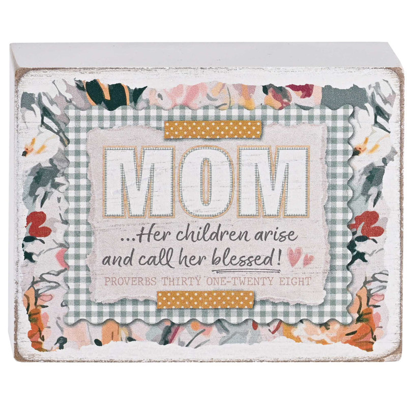 Tabletop Plaque Mom Her Children Arise