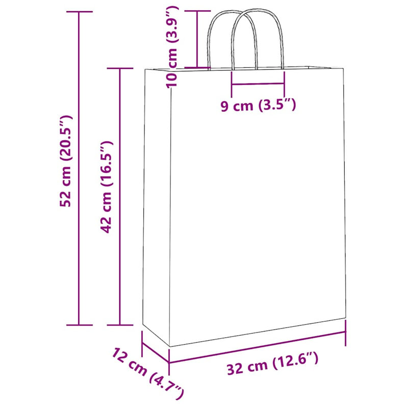 Cailie Gift Wrap Storage, 42cm H x 32cm W x 12cm D, Pink