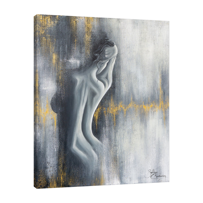 «Heartbeat I», toile tendue par Isabella Karolewicz, H 40 po x l 32 po x P 1,5 po